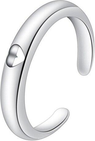 Cxwind Ring, Herzförmig, Messing, Silber, Damen - Bild 1