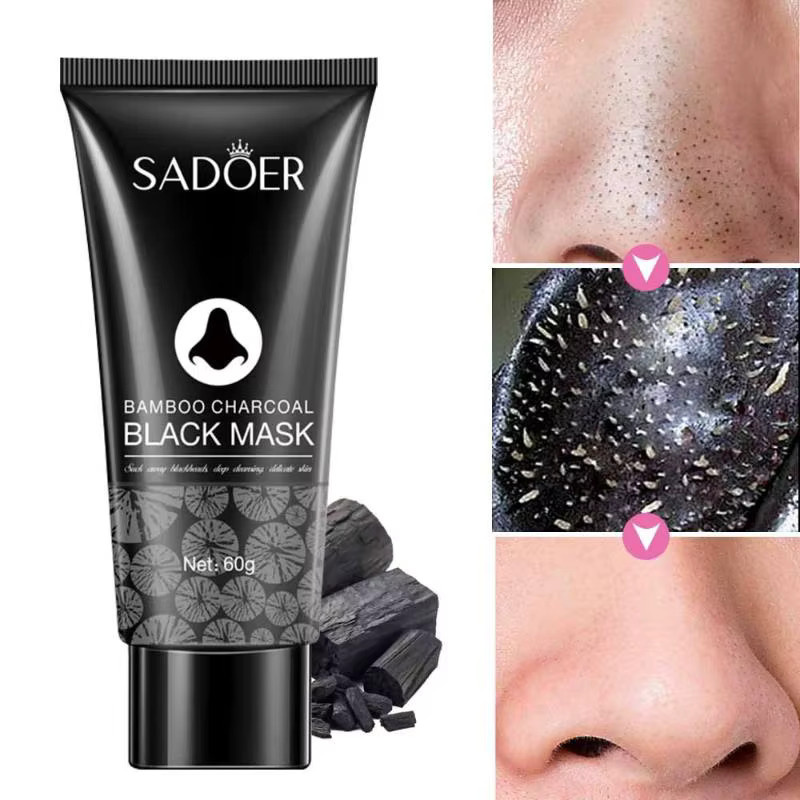 SADOER Bambuskohle Peel-Off-Maske, 60g, für fettige Haut - Bild 3