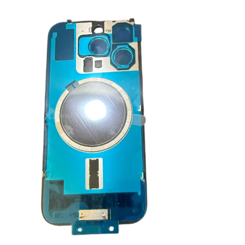 Ersatz Rückglas mit Magnet für Apple iPhone 15, iPhone 16 Pro Max und iPhone 14 in Einfarbig - Bild 2