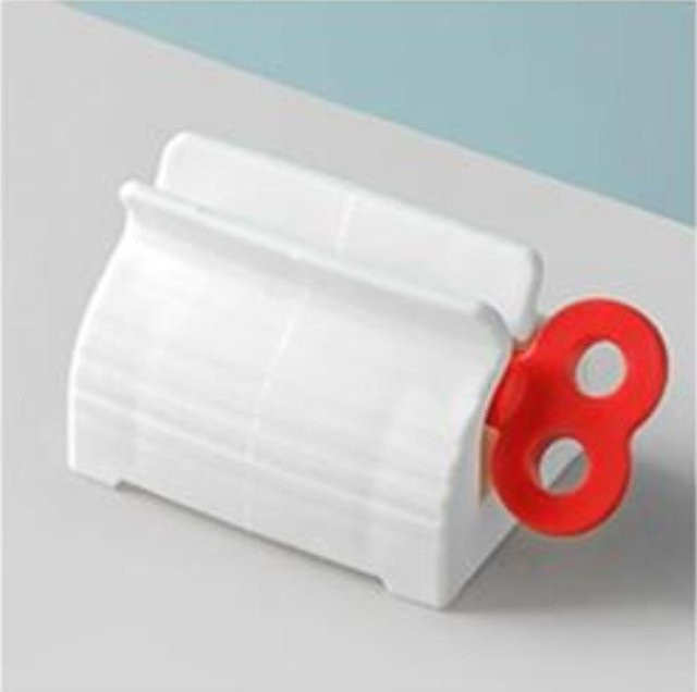 YAOJING Zahnpasta-Spender Roller aus Kunststoff in Weiß für das Badezimmer - Bild 1
