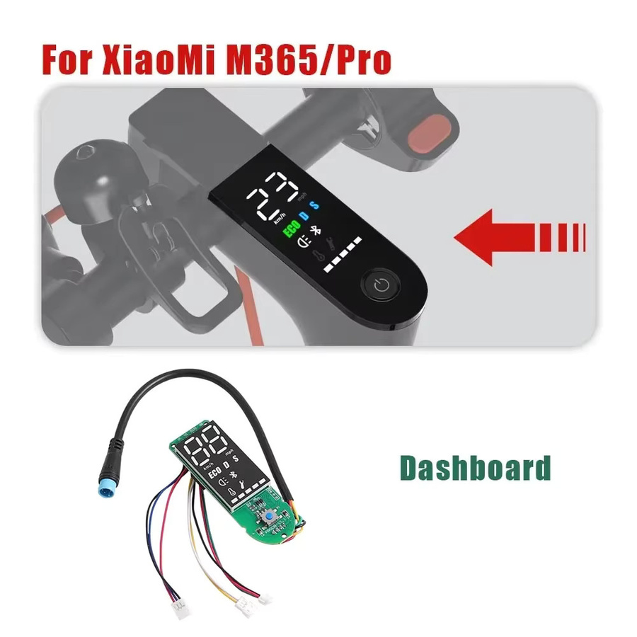 Xiaomi Armaturenbrett mit Bluetooth Display Dash Board für M365 Pro 1S Pro 2 Elektroroller in Schwarz und Grün - Bild 2