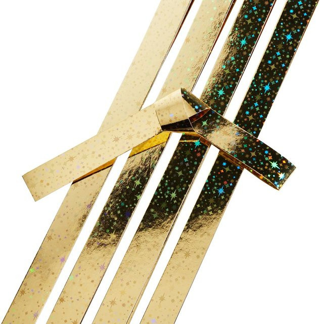 Papierstreifen Holografie von Gebrüder Bertels in Gold - Bild 1
