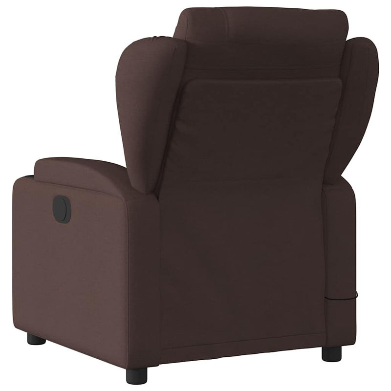 Vidaxl Klappbarer Massagesessel als Relaxsessel in Braun mit Stoffbezug - Bild 3