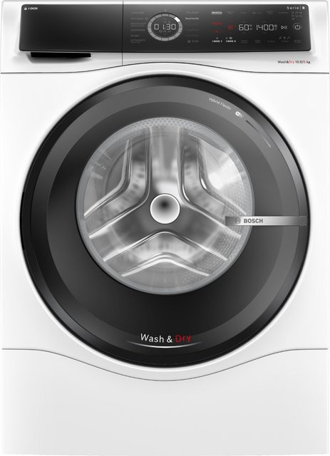 Bosch Serie 8 Waschtrockner WNC254A40 in Weiß mit 10,5 kg Waschkapazität und 6 kg Trocknungskapazität - Bild 1
