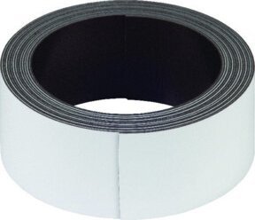 suki Magnetband beschriftbar, weiß, Länge: 2,5 m, Breite: 30 mm - Bild 1