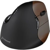 Evoluent VerticalMouse 4 Small kabellose vertikale Maus für Rechtshänder mit optischem Sensor und 6 Tasten in Schwarz oder Braun - Bild 1