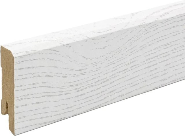 Döllken Profiles Sockelleiste Cubica 50 Esche Weiß, B/H/T: 240 x 5 x 1,4 cm - Bild 1