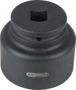 KS Tools Achsmuttern-Schlüssel 3/4 Zoll, 8-kant, kurz, schwarz, Stahl - Bild 1