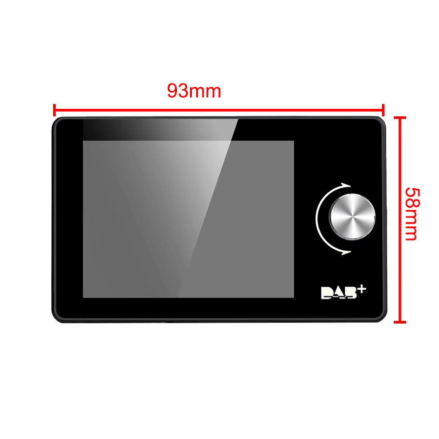 Ezonetronics Tragbarer DAB+ Autoradio-Tuner als USB-Dongle für Android Stereo, Schwarz - Bild 5
