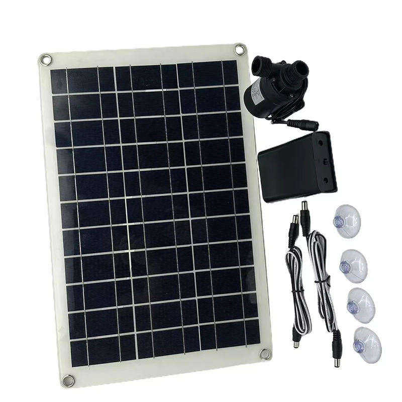 Bürstenloses Solar Wasserpumpe Kit mit 800L/H für Pool, Teich und Gartenbrunnen - Bild 3