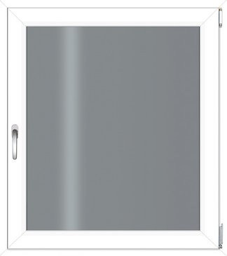 RORO Kunststoff-Fenster KOMFORT B70 in Weiss mit Klarglas, Breite: 100 cm, Höhe: 140 cm - Bild 1