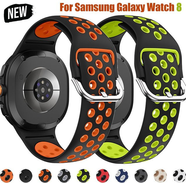 CAOWTAN Uhrenarmband Silikon, Bicolor, Unisex, Samsung Galaxy Watch 8 - Bild 1
