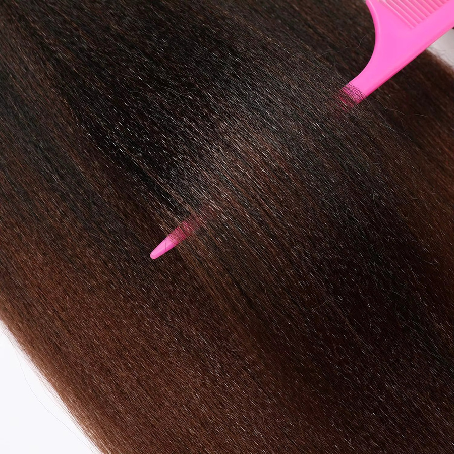 Refeeny Haarverlängerungen Synthetik Flechthaare Ombre, 26 Zoll, 5 Stück - Bild 3