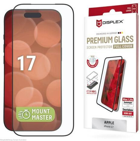 Displex Displayschutzglas für Apple iPhone 17, transparent - Bild 1