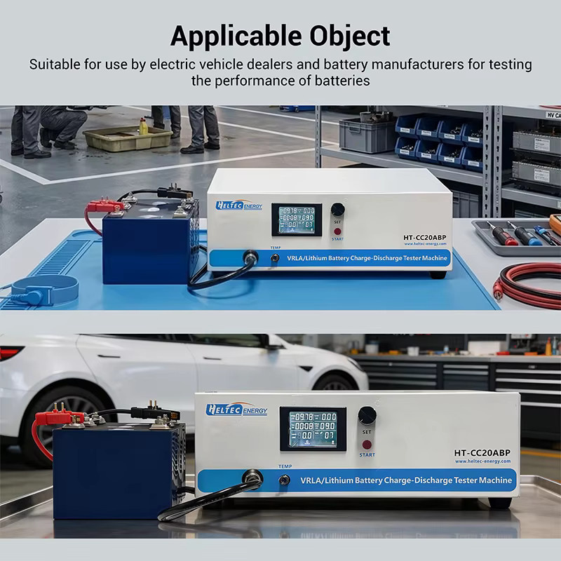 Heltec 9-99V Lithium-Batterie Lade- und Entladetestgerät für Lithium- und Blei-Säure-Batterien in Weiß - Bild 3