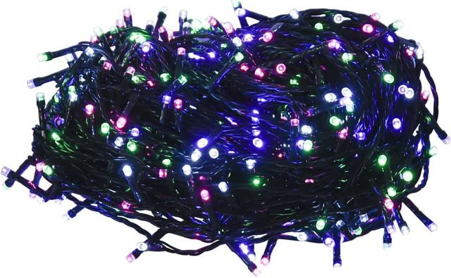 vidaXL LED-Lichterkette mit 300 LEDs in Pastell-Mehrfarben, 30 m Länge, USB-Anschluss - Bild 1