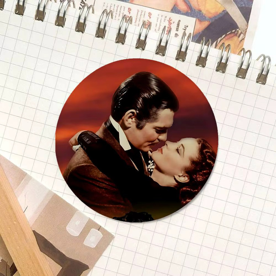 52TOYS Brosche, Retro Gone With The Wind, Bunt, Unisex - Bild 6