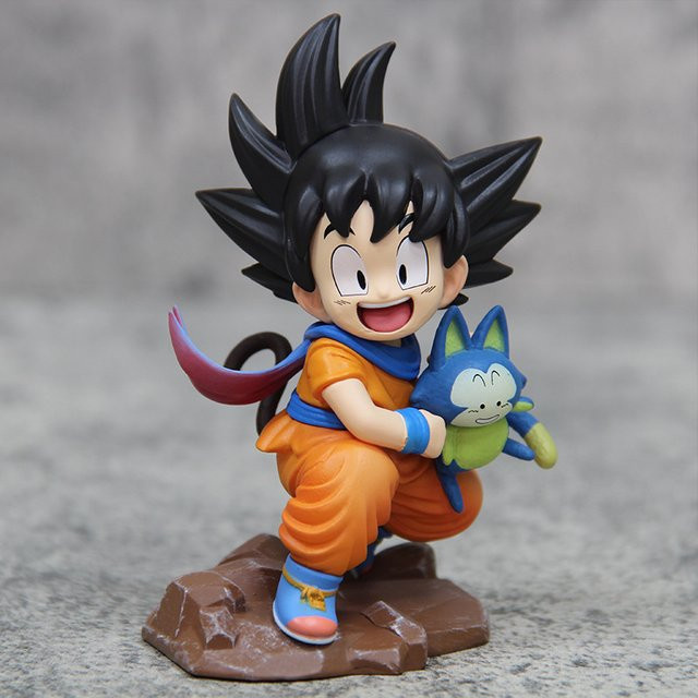 Bandai Dragon Ball Kindheits-Son-Goku mit Puaru, Actionfigur, Einzelfigur - Bild 1