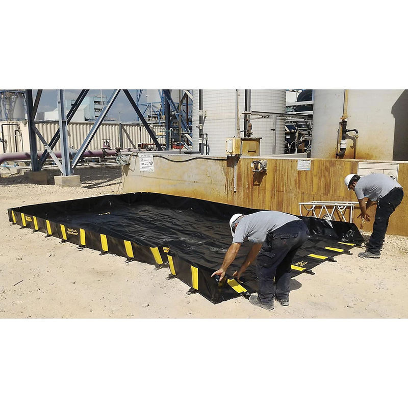 Justrite Leckage Faltwanne befahrbar schwarz B/T/H: 2400 x 2400 x 305 mm bis 1798 l - Bild 4