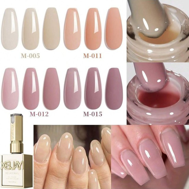 XEIJAYI Gel Nagellack, Nude, Glänzend, 15 ml - Bild 1