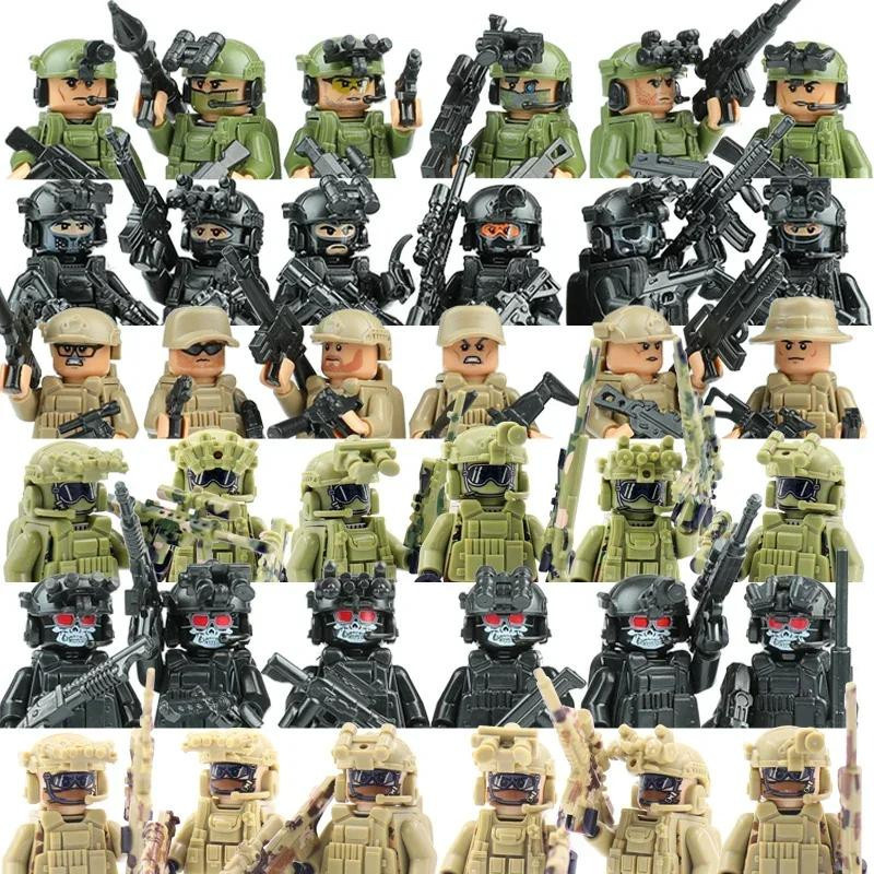 Yiran toy Militärbausteine Soldaten Bauklotzwand ab 6-12 Jahre - Bild 1