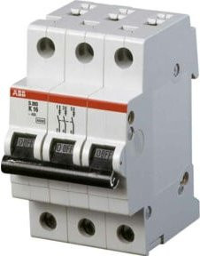 ABB Leitungsschutzschalter S203-K10 3-polig 10A 6kA - Bild 1