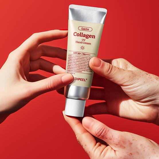 MEDI-PEEL Red Lacto Collagen Handcreme SPF 50+, 50 ml, mit Kollagen - Bild 2