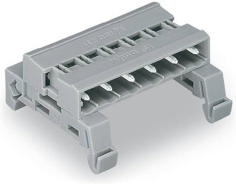 WAGO Stiftleiste Standard 301 Polzahl 10er Pack Grau Rastermaß 7.50mm 232-576/007-000 - Bild 1
