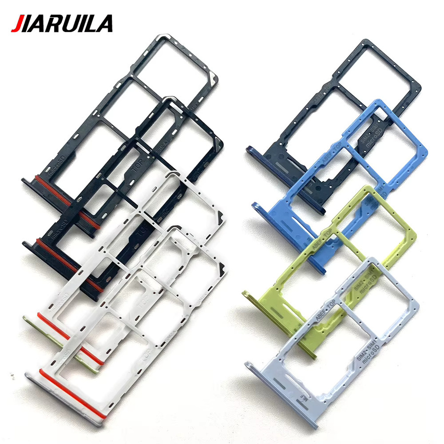 Samsung Dual-SIM-Kartenhalter für A05, A05S, A15 4G und A15 5G als Micro-Nano-SIM-Kartenadapter in Silber oder Multicolour - Bild 1