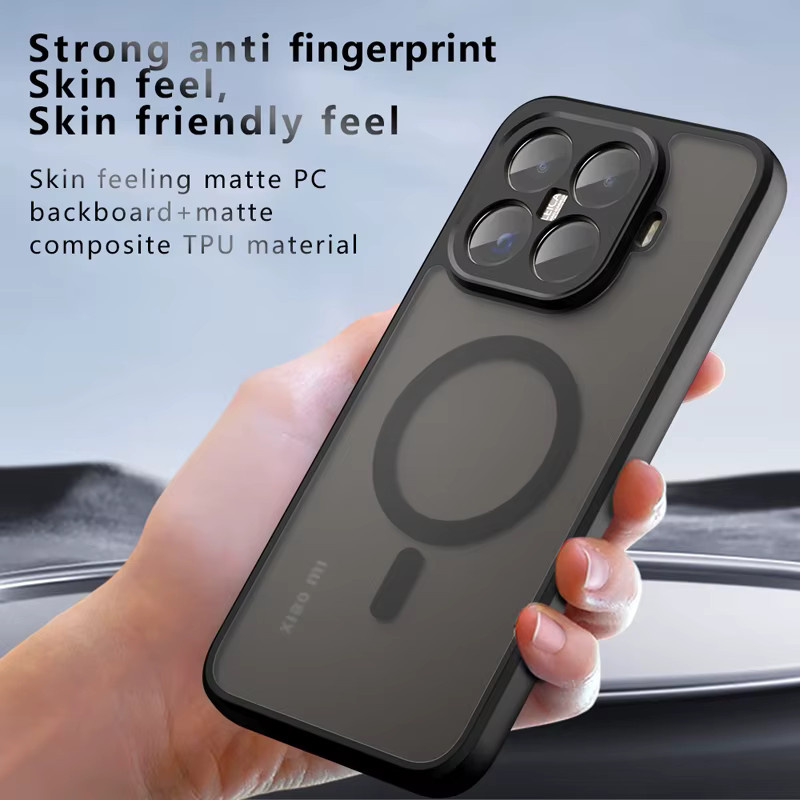 MagSafe Schutzhülle für Xiaomi 15T Pro, 17 Pro Max, 14, 13 Ultra und T Pro, matte transparente magnetische stoßfeste Handyhülle - Bild 6