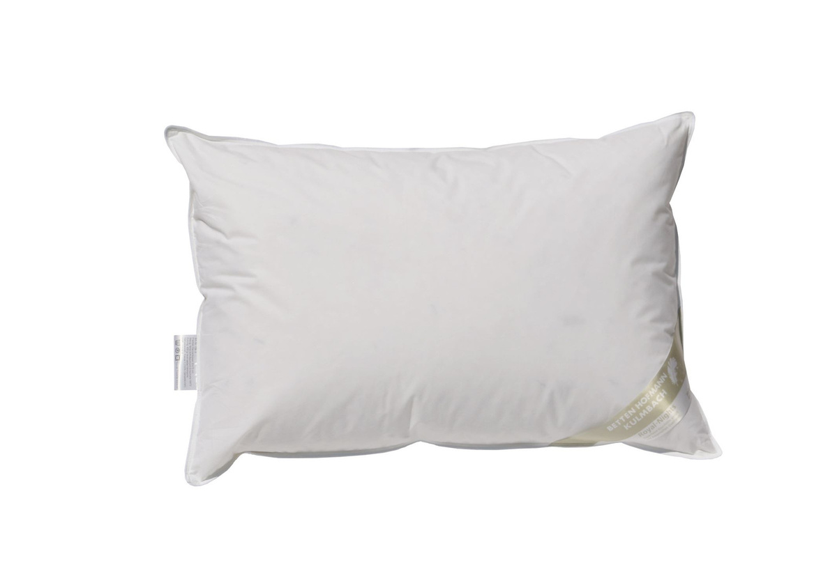 Frankenstolz Daunenkissen Kopfkissen aus 100% Daunen, Farbe Weiß, B x H: 50 x 75 cm - Bild 1