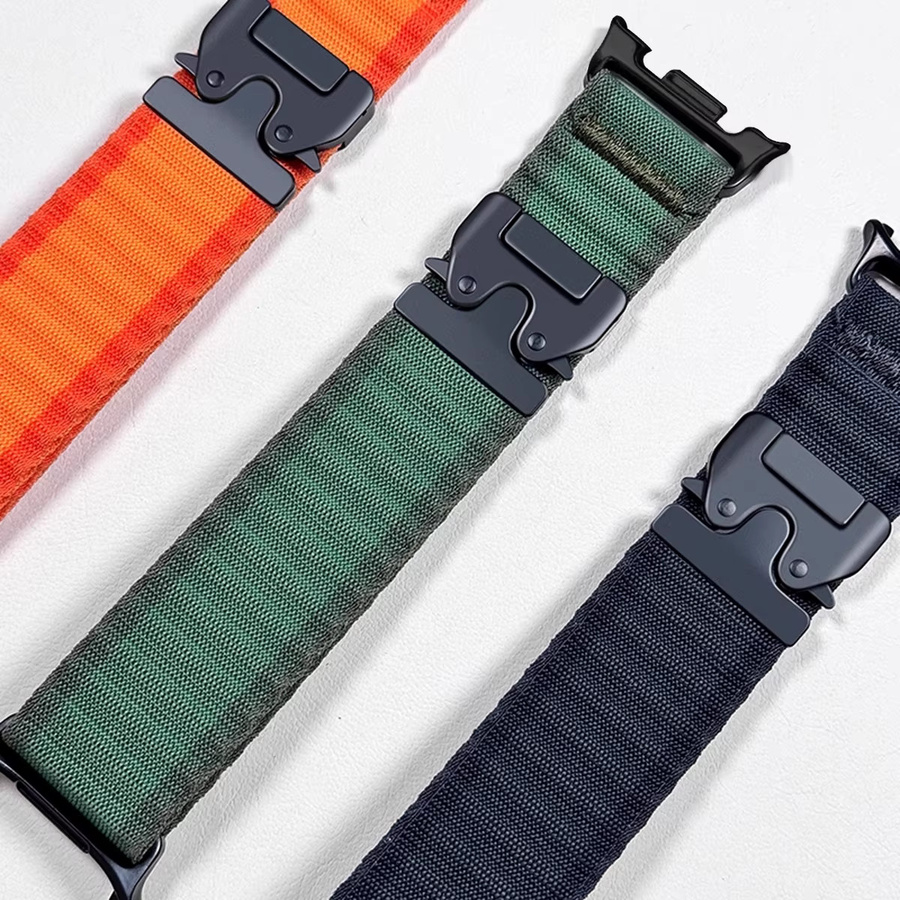 CAOWTAN Uhrenarmband Nylon, Bunt, Unisex, 47 mm - Bild 2