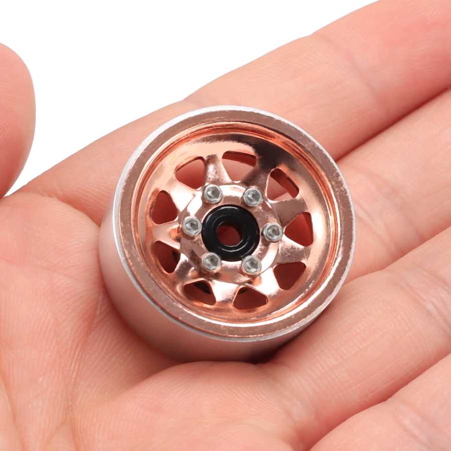 Axial Beadlock Felge Deep Dish Stamped Steel Hub für 1/18 RC Crawler - Bild 1