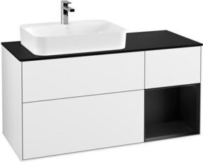 V&B Waschtischunterschrank Finion in Weiß lackiert, Breite: 120 cm, Tiefe: 50,1 cm, Höhe: 50,1 cm - Bild 1