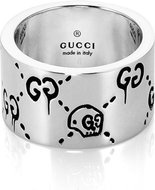 Gucci Silberring, Geist Schädel, 12mm, Unisex - Bild 1