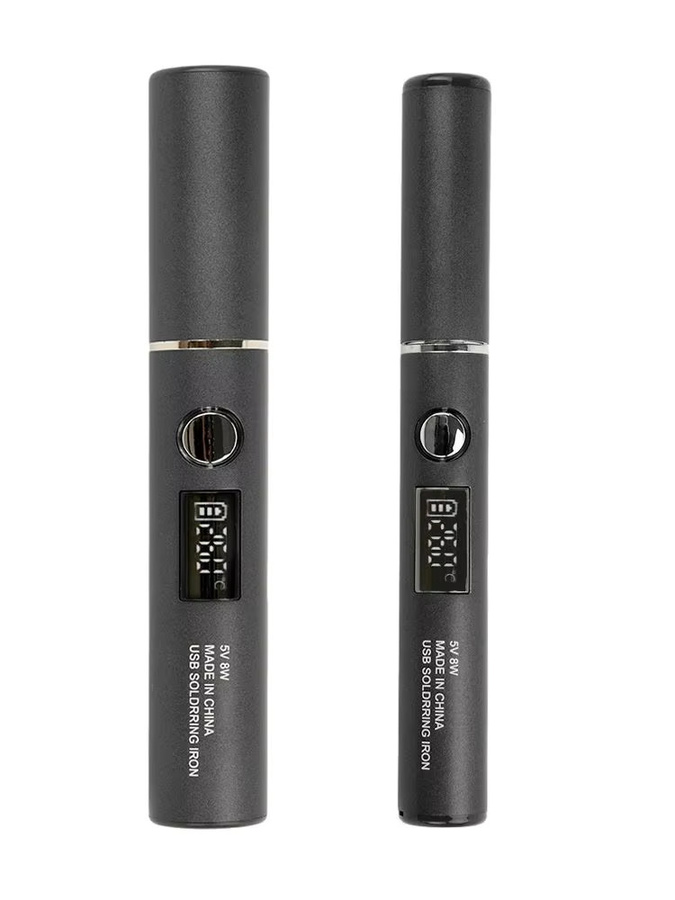 Temperaturverstellbarer Mini-USB-Lötkolben Modell 5 mit Typ-C-Schnittstelle in Schwarz - Bild 4
