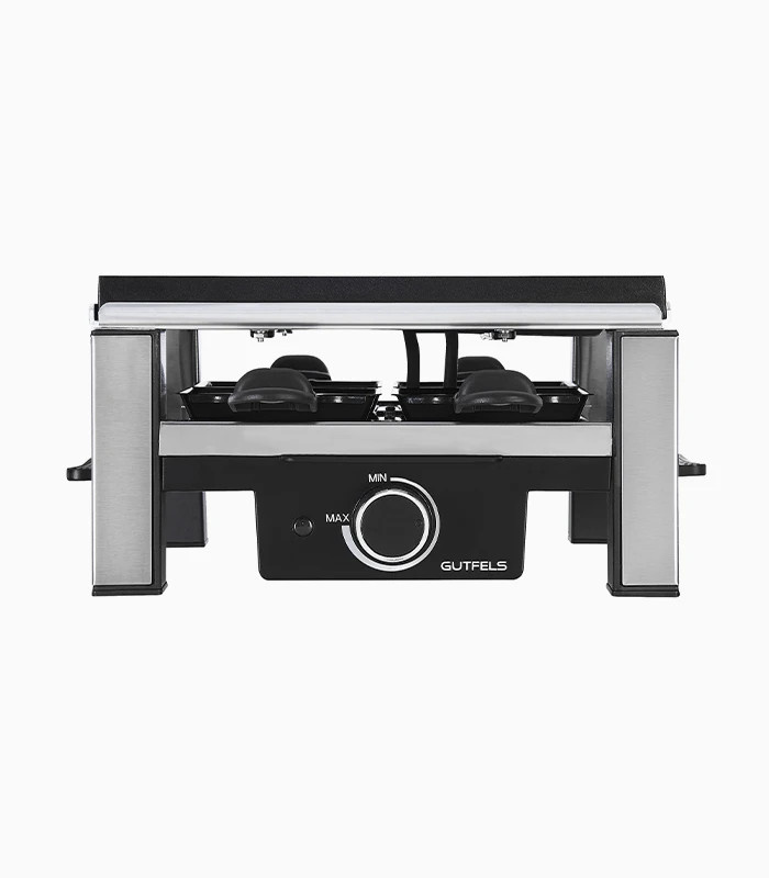 GUTFELS Raclette 4010 in Silber mit Antihaftbeschichtung und einstellbarem Thermostat - Bild 1