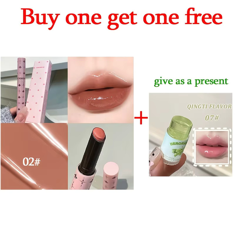 Herorange Lippen-Set, Glitzer-Lippen-Make-up, feuchtigkeitsspendend - Bild 3