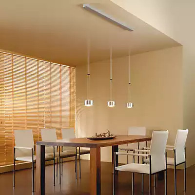 Oligo Grace LED-Pendelleuchte 3-flammig in Silber, höhenverstellbar mit Tunable White und Casambi Steuerung - Bild 1