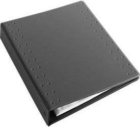 Durable CD/DVD Ringbuch DIN A4 aus Kunststoff in Schwarz und Transparent - Bild 1
