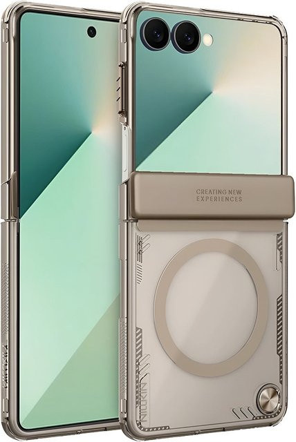 Nillkin Iceblade MagSafe-Hülle für Samsung Galaxy Z Flip7 F766 in Braun und Transparent - Bild 1