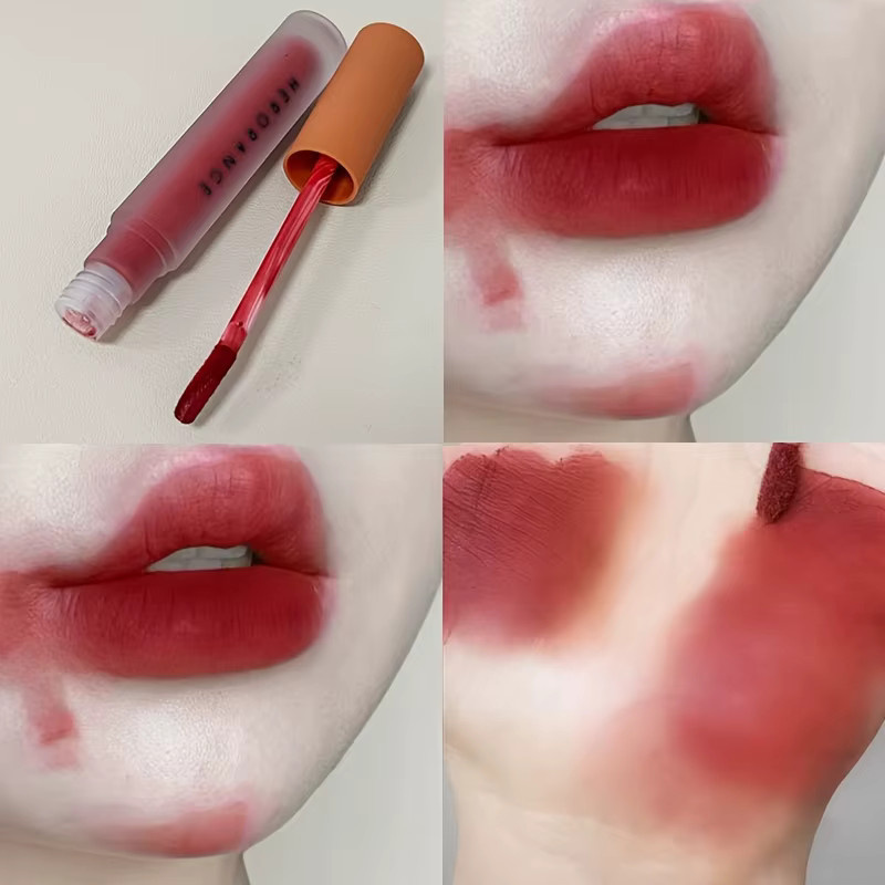 Herorange Lippenstift Matt, 04#, Unisex - Bild 2