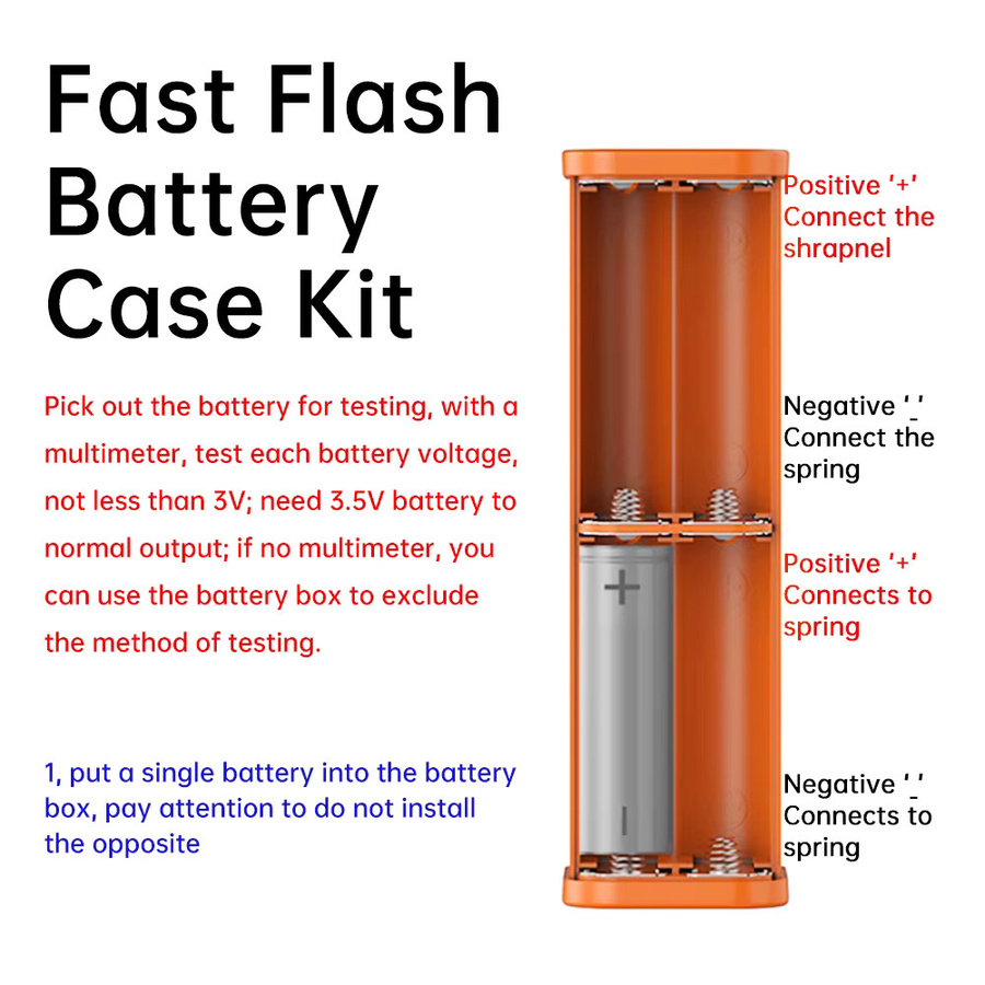 occkic 21700 Powerbank mit 8 Fächern und digitaler Anzeige, orange, Duale Schnellladung mit USB Typ-C Schnittstelle - Bild 2