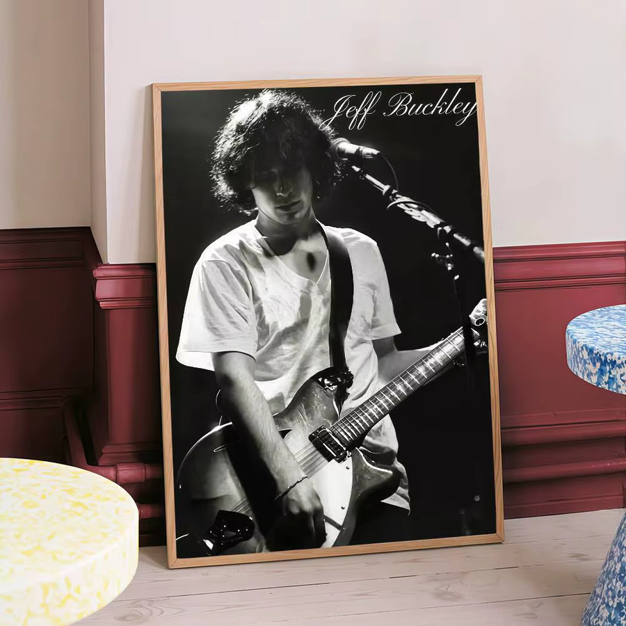 J-Jeff B-Buckley Singer Classic Movie Poster Wandkunst im skandinavischen Design, Mehrfarbig - Bild 5