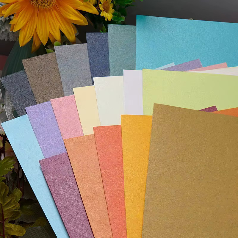 20 Blatt A4 Perlglanzpapier Multicolor 250g/m² für DIY-Karten, Scrapbooking und Verpackungen - Bild 1