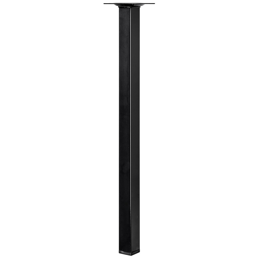 Hettich Tischbein aus Metall in Schwarz matt, B/T/H: 2,5 x 2,5 x 40 cm - Bild 2