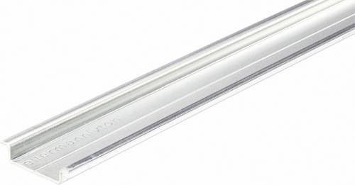 HellermannTyton Hutschiene DELTA3-ST-UNGEL-WC 181-47250 aus Stahlblech in Silber, Länge: 2000 mm - Bild 1