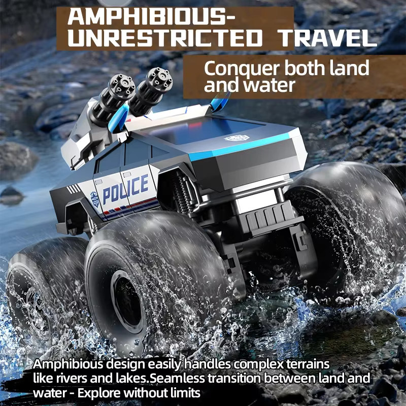JJRC Q213 RC Off-Road Stunt Auto, Amphibienfahrzeug, Pick-up Truck, ferngesteuert - Bild 2