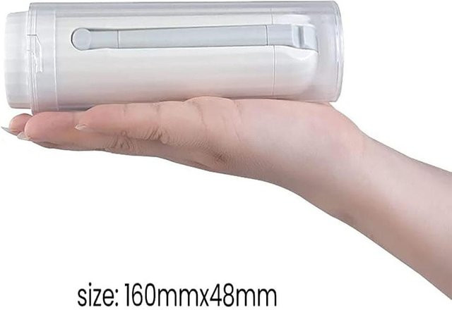 Topfactory Kabelloser Tragbarer Elektrischer Hand-Toilettensprüher Hygiene-Waschung Reise-Bidet-Set in Weiß - Bild 1