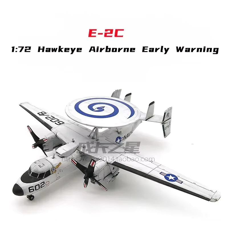 GRAPMAN E-2C Hawkeye Luftgestütztes Frühwarnflugzeug, Bausatz, 1:72 - Bild 1